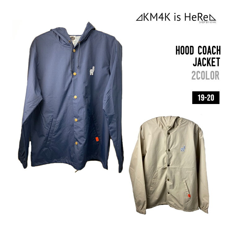 KM4K カモシカ HOOD COACH JACKET フード コーチ ジャケット