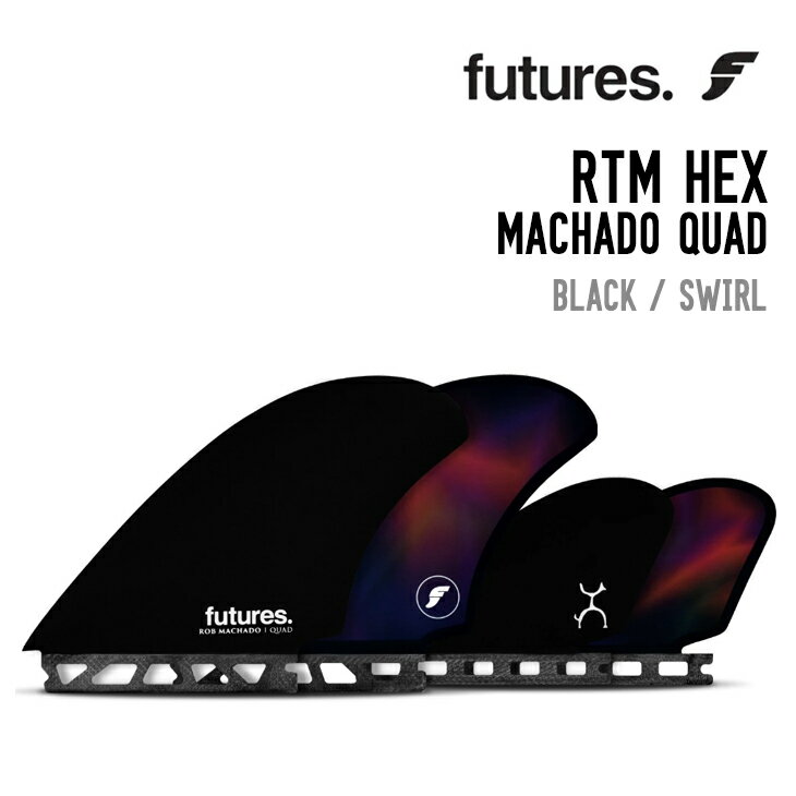 FUTURE FIN フューチャーフィン RTM HEX MACHADO QUAD ロブマチャド クワッド サーフィン サーフボード クワッドフィンのサムネイル