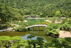 フォトカード「栗林公園」栗林公園 特別名勝 空 雲 風景写真【空工房】