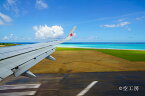 フォトカード 空 雲 星 月 飛行機 花 海 風景 空の写真家 フォトグラファー 写真空の写真家 フォトグラファー 写真「17END 下地島空港」宮古島 スカイマーク【空工房】【SIESTA】