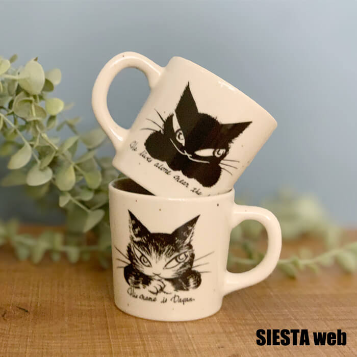 【わちふぃーるど ダヤン】サンドマグ＃2（ダヤン）マグカップ ダヤン 猫【SIESTA】