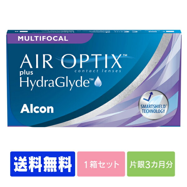   エアオプティクスプラスHG 遠近両用 1箱 ポスト便セット ( コンタクトレンズ コンタクト 2週間使い捨て 2ウィーク 2week 日本アルコン エア オプティクス アクア マルチフォーカル マルチ )