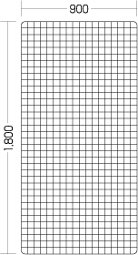 ワイヤーネット 900×1800mm 黒 ペット 猫 脱走防止 柵【法人様専用商品 代引き不可】