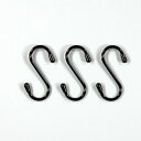 Sフック大 黒(3個入)