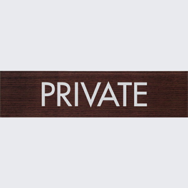 ● おすすめポイント 艶消しなので、光が反射しにくく、文字が見えやすい! 木目調のドアや壁に自然と溶け込み、目に優しい 和風ダイニング、レストラン、ホテルなどにおすすめの木目調のおしゃれなサインプレートです。 裏面に粘着テープがついているの...