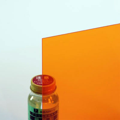 樂天商城 - ポリスチレン板オレンジ透明　300×450×1mm【5枚】
