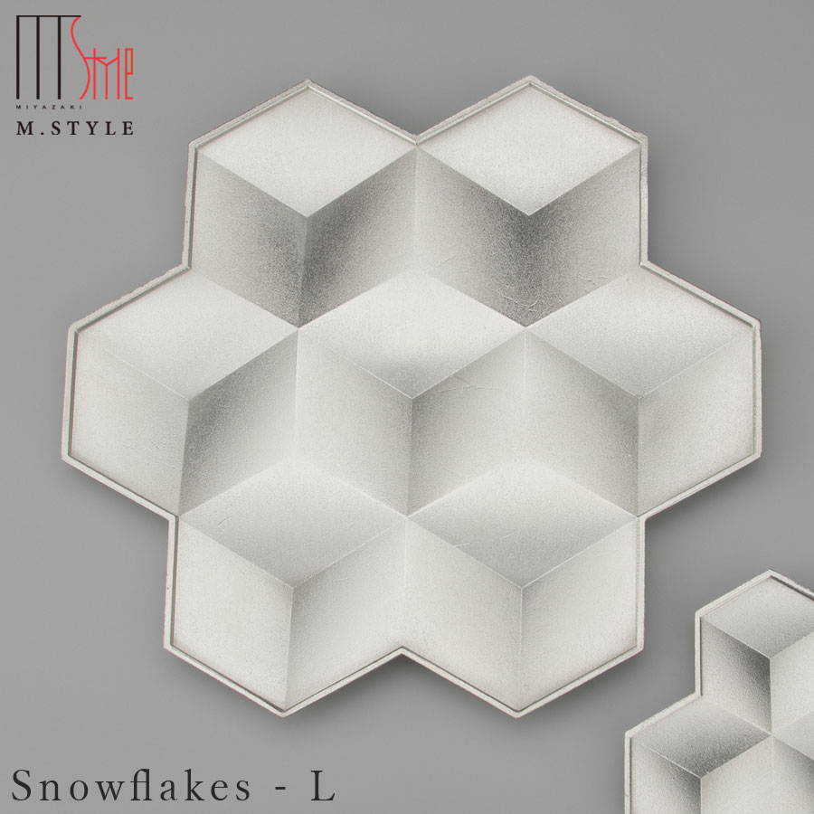 楽天silent -サイレント-錫 すずの器【能作 Snowflakes - L】スズ100％の食器 日本製 和食器 洋食器 高級食器 エムスタイル M.STYLE ホテル レストラン 料亭【ミヤザキ食器】【Silent-サイレント-】
