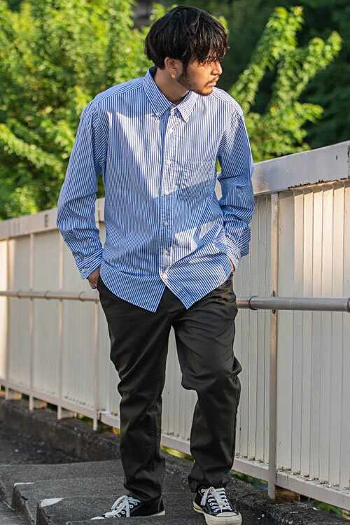 TOMMY ストライプ 長袖ブランドシャツ – WEGO ONLINE STORE