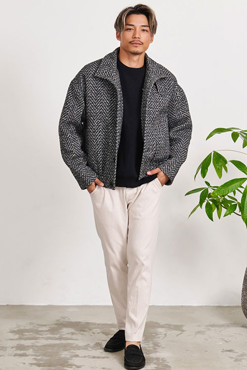 CLASS Roberto cavalli ツイードジャケット44