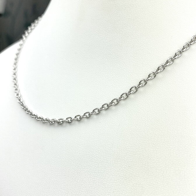 ���������� ���ƥ�쥹 ������ �������� �ͥå��쥹����3.1�ߥ�ϡ�Ĺ��40cm 45cm 50cm 55cm 60cm�� ��°����륮�� �б� SUS316L �����ѥ��ƥ�쥹 �ե��å���� ���奨�꡼ ���������꡼ ��� ��ǥ����� �ڥ� ���å� �ץ쥼��� ������ ��Ʀ