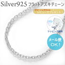 シルバーチェーン 平あずき シルバー925 幅1.0ミリ長さ45cm シルバーネックレス シルバー925 ファッション ジュエリー アクセサリー メンズ レディ...