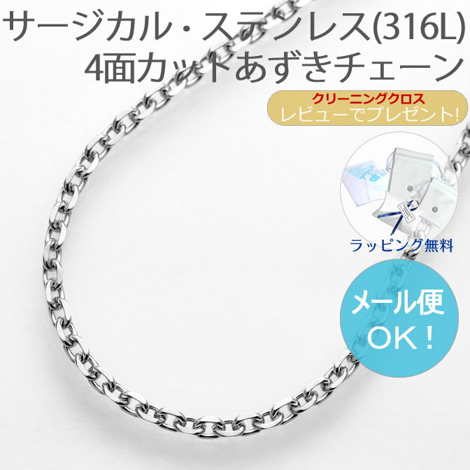 륹ƥ쥹 SUS316L 4̥åȤ ͥå쥹 2.7ߥĹ50cm եå 奨꡼ ꡼...