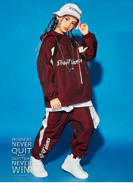 ウィンドブレーカー 上下 ヒップホップ ダンス衣装 キッズ セットアップ キッズダンス衣装 派手 男の子 ガールズ エンジ ジャケット パンツ 韓国 K-POP