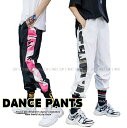 ダンスパンツ ヒップホップ ダンス衣装 ダンスファッション ダンスズボン ジャージ レディース メンズ ダンスレッスン着 練習着 黒 白 迷彩柄 K-POP 韓...