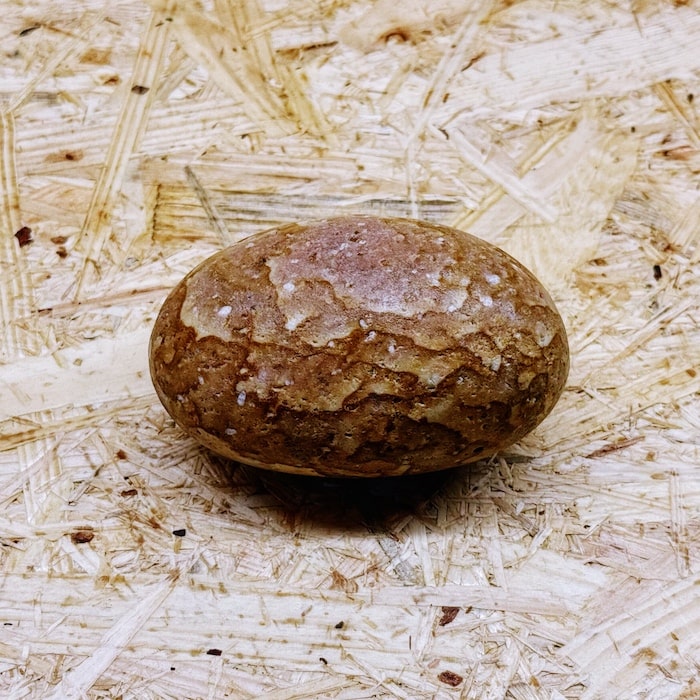一点物、高品質、店長厳選『美しい虎柄の姫川薬石』握り石に観賞用に 509g...