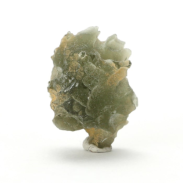 モルダバイト原石 6.5ct スノーフレーク Brusna産 送料無料 
