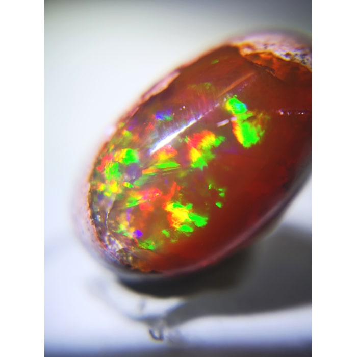新入荷!!強烈な游色!ファイヤーオパール カンテラオパール ルース 11.1ct...