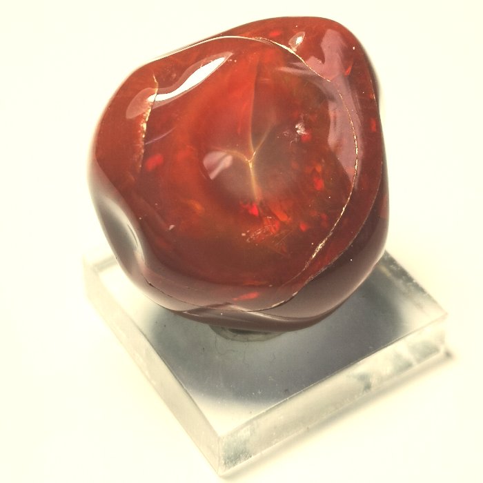 最新入荷!!ビッグサイズ13.5g 68ct!! 珍しい模様のファイヤーオパール ク...