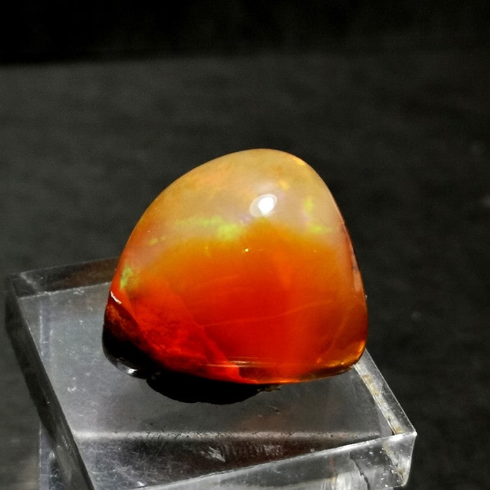 最新入荷!!母岩付きファイヤーオパール ルース 21ct Mexico産 送料無料 