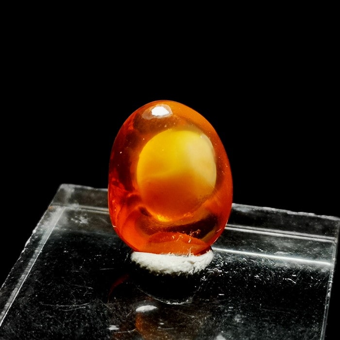 最新入荷!!見事なエッグイン！ファイヤーオパール ルース 4.3ct Mexico産...