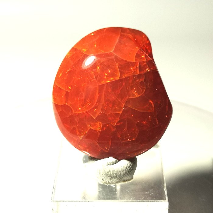 最新入荷!!ビッグピース14.7g 74ct!!ファイヤーオパール タンブル ルース ...