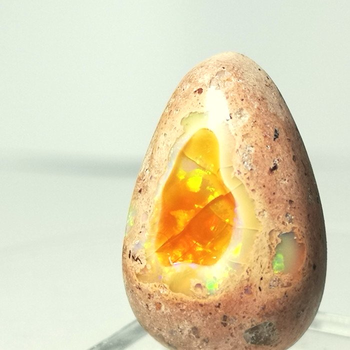 最新入荷!!きらきら光る游色が魅力的 カンテラオパール ルース 21ct Mexic...