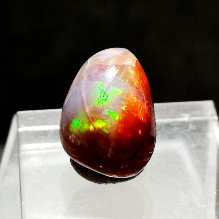最新入荷!!濃厚な赤色 ファイヤーオパール ルース 8ct Mexico産 送料無料 
