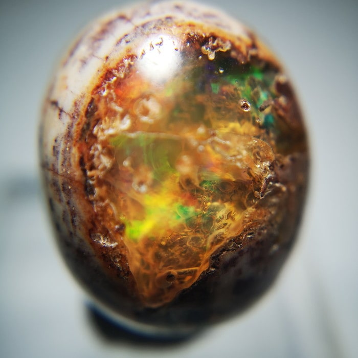 最新入荷!!游色ランドスケープカンテラオパール ルース 23ct Mexico産 送...