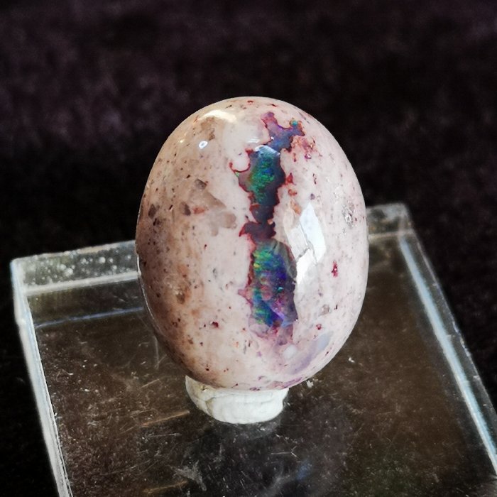 最新入荷!!緑色の流れるような游色 カンテラオパール ルース 11.5ct Mexic...