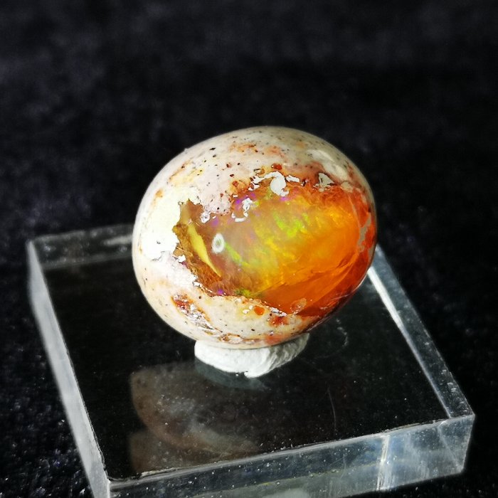 最新入荷!!かわいしい色合いのオレンジカンテラオパール ルース 11.8ct Me...