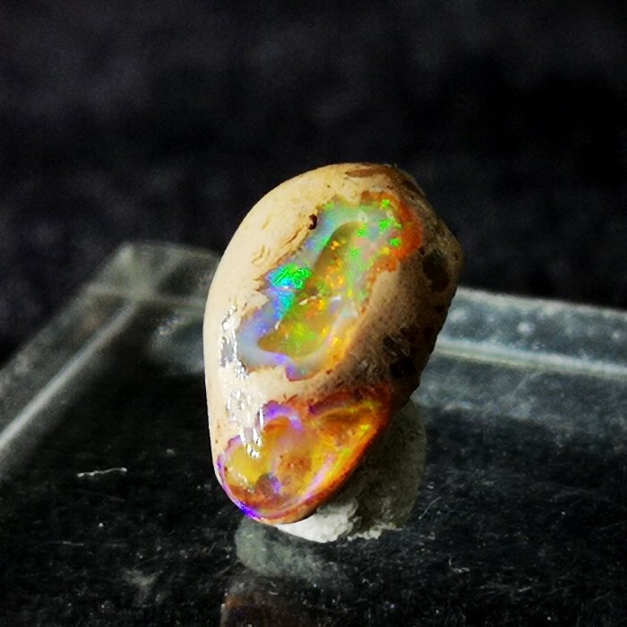 最新入荷!!小粒 きれいな游色 カンテラオパール ルース 1.6ct Mexico産 ...