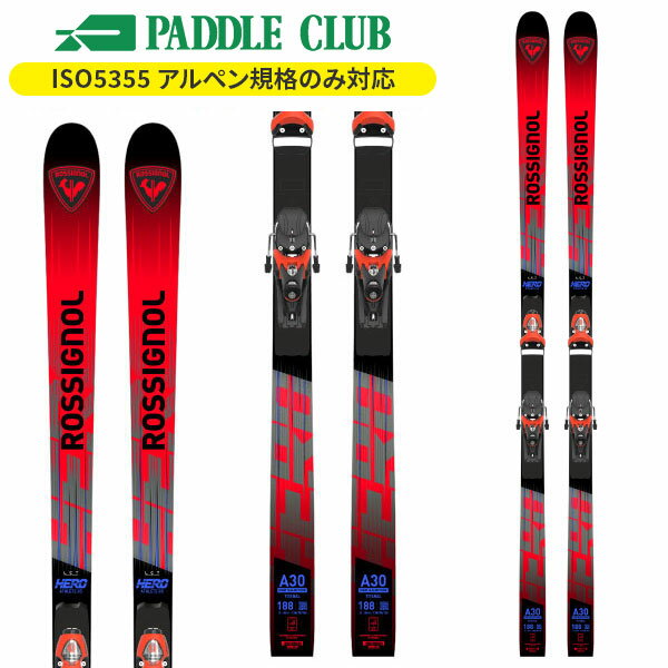 ROSSIGNOL ロシニョール 25-26 Hero Athlete FIS GS Factory(R22) + SPX15RockerRace Hot Red (専用金具付) 取付工賃無料 基礎スキー レース FIS対応 ※年代別ルール等、詳細ルールはFISルールブックにて各自でご確認ください。 スキー板