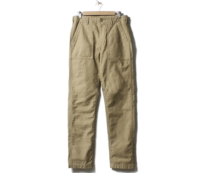 orSlow オアスロウ ファティーグパンツ 5032 ベイカーパンツ スリムフィット カーキ ベージュ 5032 US ARMY FATIGUE PANTS Zipper Fly KHAKI (01-5032-40)