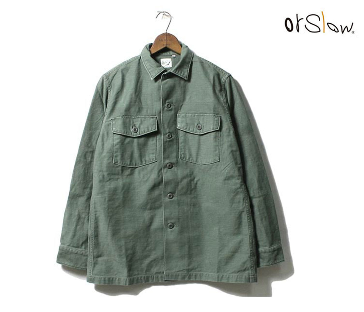 美品 orSlow コットン BDUシャツ ミリタリー S 美品 orSlow コットン BDUシャツ ミリタリー S