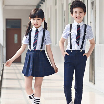 高校 制服 セット 女子高生 制服 セット 夏にピッタリ スクール 学生服 スカートスーツ 送料無料 フォーマル 4点セット ストライプ柄シャツ 半袖シャツ チェック柄パンツ スカート フォーマルスーツ 子供服 学生服 制服 女子高生 男子高生 男子用 女子用 制服 コスプレ