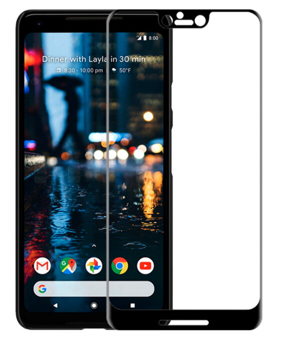 Pixel3 XL 全面保護フィルム google Pixel 3 XL ガラスフィルム グーグル ピクセル スリー エックスエル 強化ガラス 9H 全画面保護 メール便 送料無料