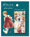 フレークシール アミ ステッカー 81137_antique girl amie sticker Flake Seal 再入荷 マインドウェイブ フレークシール 女の子