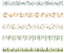 マスキングテープ ダイカット 18mm　パレットシリーズ 全5柄セット　palette series masking tape miw_95204_95208set　マインドウェイブ