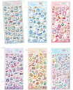 シールステッカー メルティクルールシール ステッカー シートシール Qlia seal qli_71146_71151 シール ステッカー Sticker