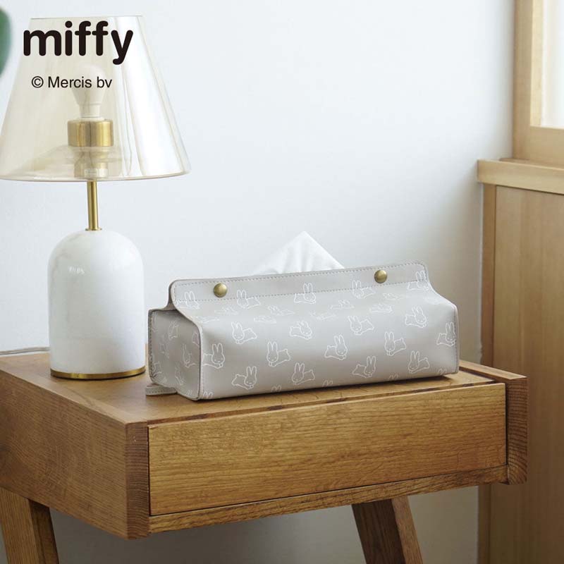 ★クーポンで10%OFF★ ティッシュケース miffy ボックスティッシュ ミッフィーおしゃれ ふわふわ ティッシュケース tente テンテ パイル生地 モノトーン 箱ティッシュ ケース ティッシュカバー ティッシュボックス カバー 車 吊り下げ 壁掛け 贈り物 [2]
