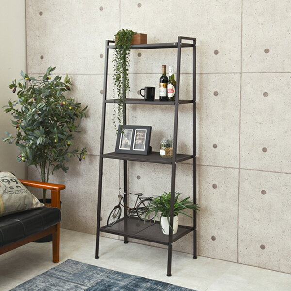 樂天商城 - スチール棚 オープンラック シェルフ メッシュ収納ラック 幅59cm（ダーク ブラウン） KR-3367DBR