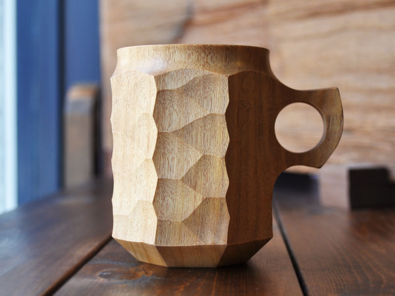 Akihiro woodworks ハンドメイド木製カップ