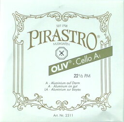 チェロ弦 オリーブ D線 2312 PIRASTRO OLIV Cello D-2312