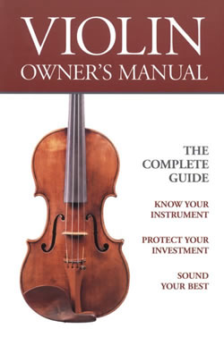 題名 VIOLIN OWNER'S MANUAL 著者 JAMES N. McKEAN他著 サイズ 150mm X230mm ページ数 154頁 定価 価格 4,500円 (税込 4,725 円) 目次 米楽器専門雑誌Strings社の執筆陣総力による好評なバイオリンオーナー必携の書。 Comprehensive　guide to selecting, understanding, preserving, and protecting any violin, from a modest fiddle to a priceless Stradivari.