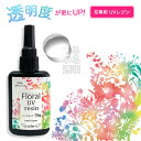 レジン液 Floral UV resin フローラル UVレジン 70g レジン 大容量 花専用 透明 クリア LED UV ライト 高品質 硬化 早い 日本製 気泡なし コスパ つるつる ぷっくり クリアリウム 材料 プリザーブドフラワー ドライフラワー プリザ ツール 手芸 クラフト