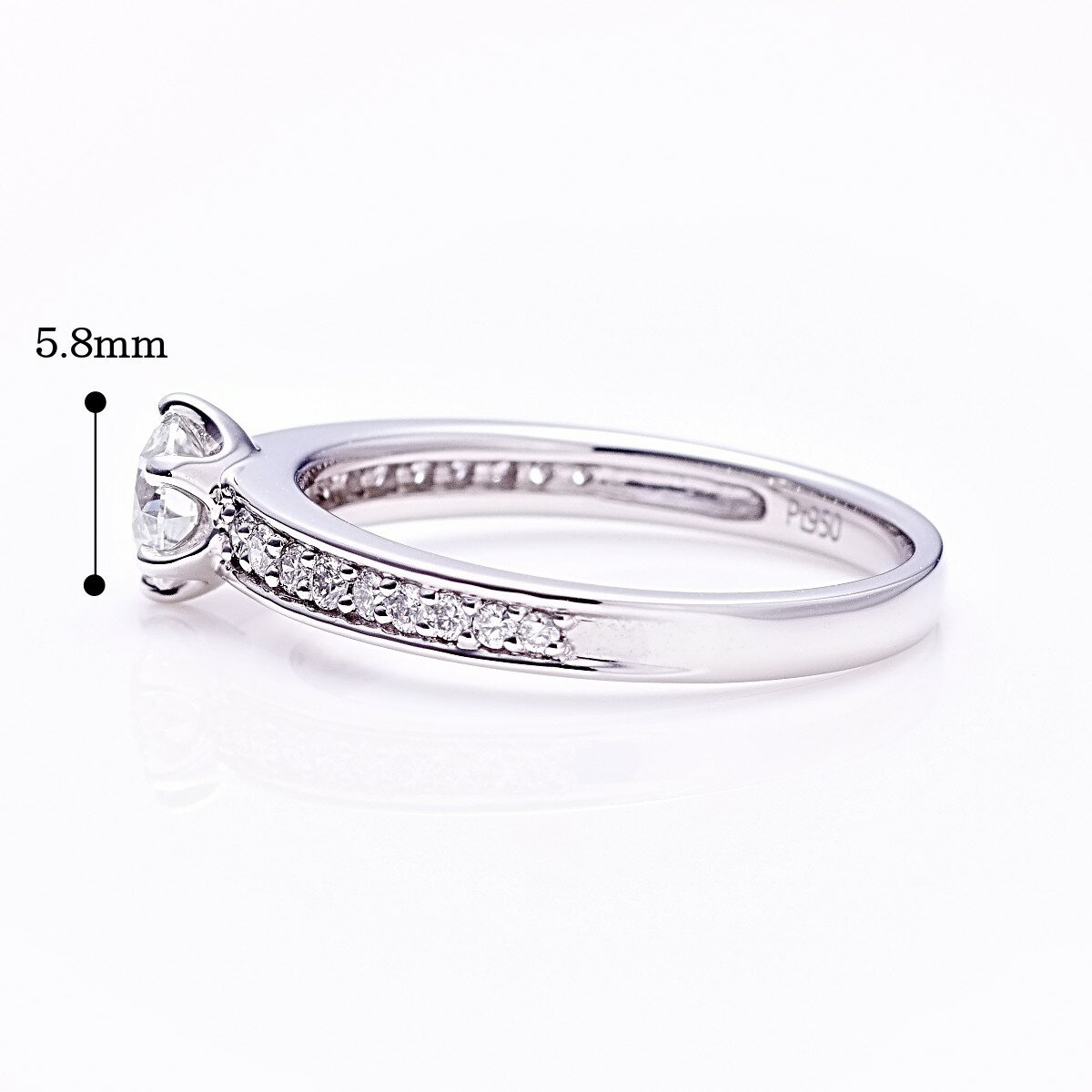 �ڴ��մԸ�!25%OFF�����ݥ�ͭ�۶˾����᤭���ʥǥ������������ɥ�󥰡ʻ��ء� 0.50ctUP & ��0.17ctUP [PT950] [����:GH710158/����:AJ-003] �����ݥ��� ������ Ķ�ò�