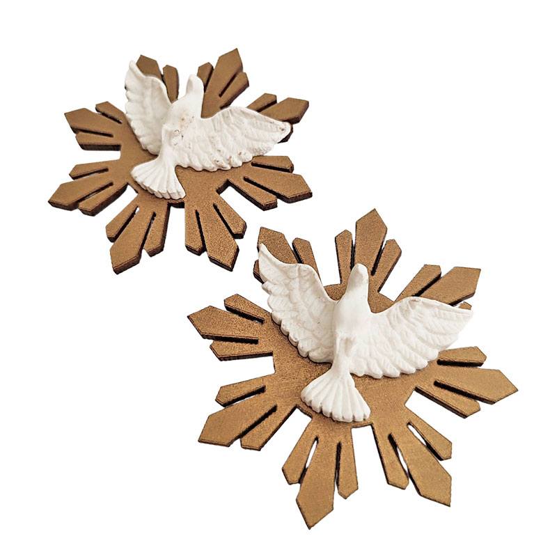 エスピリトサント マグネットセット Holy Spirit 鳩 飾り ゴールド