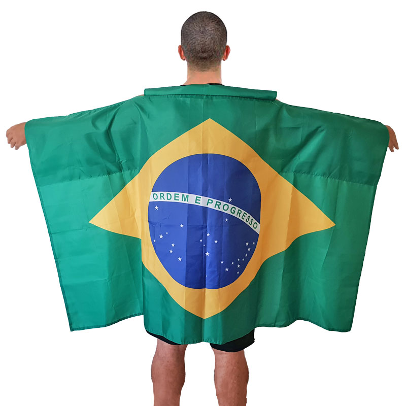 フード付きフラッグ ブラジル国旗（大）のサムネイル