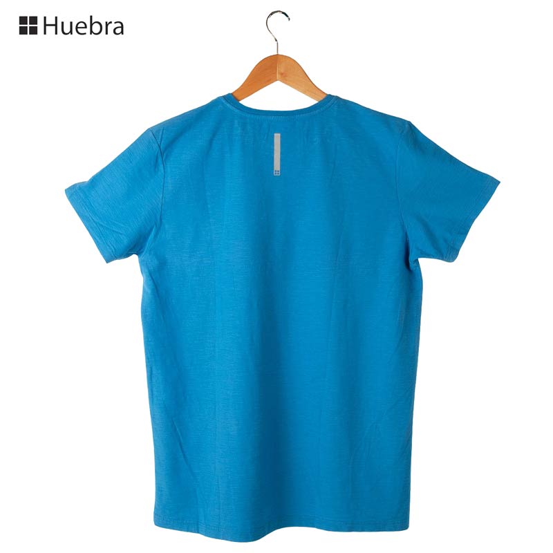 Huebra ウエブラTシャツ ポルトガル語フレーズ 聖地 samba mulata futebol ブルー