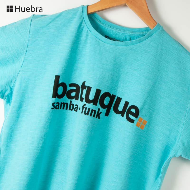 Huebra ウエブラTシャツ batuque samba funk ライトブルー